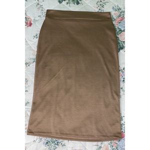 Khakis Pencil Skirt